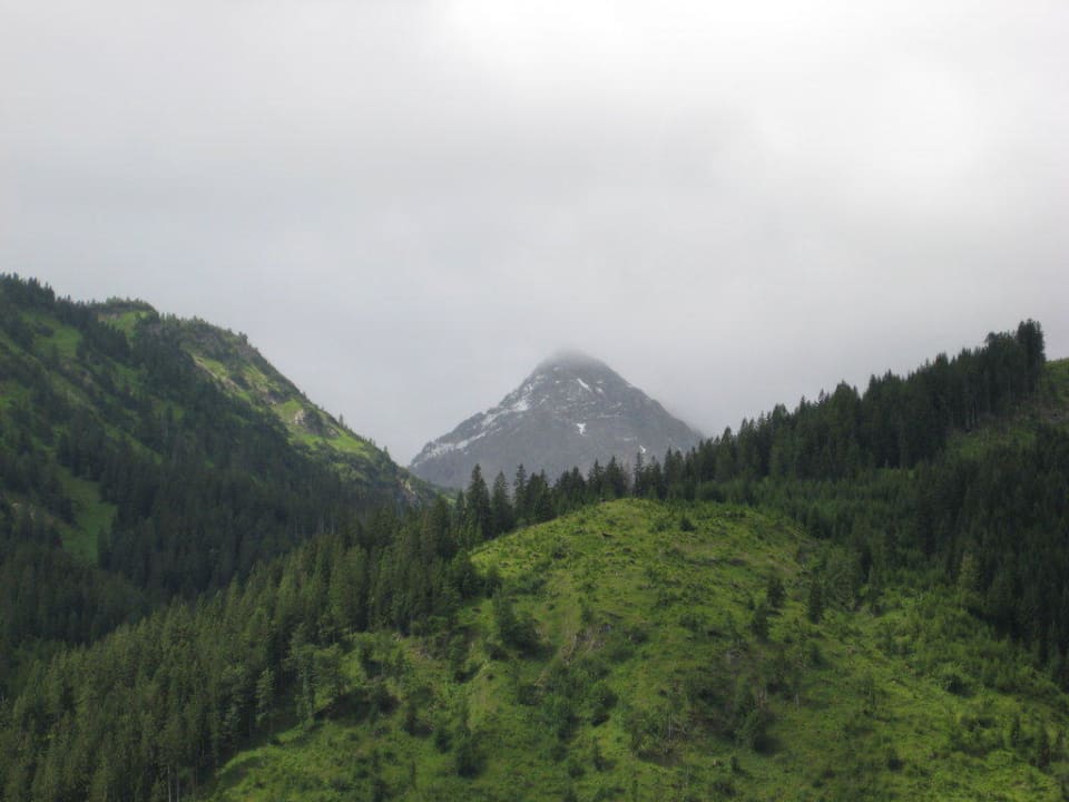 Ausblick vom Hotel auf die Berge Hohenfels das Genusshotel