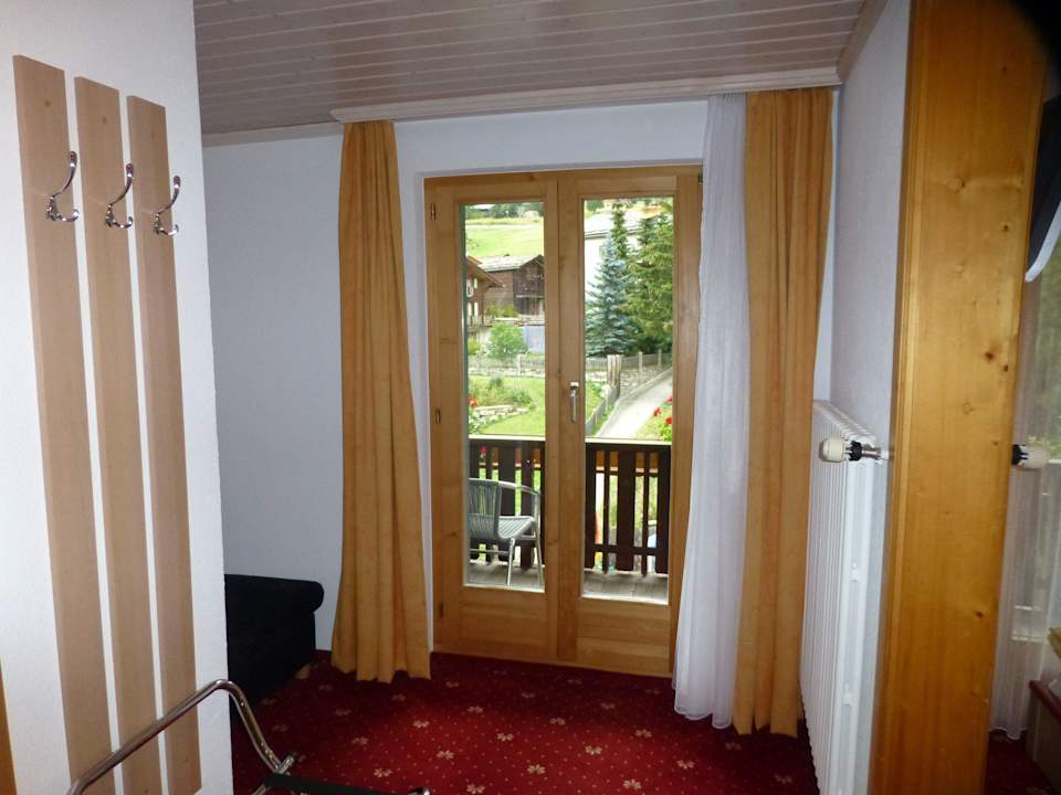 Sicht vom Eingang Aktiv Hotel & SPA Hannigalp
