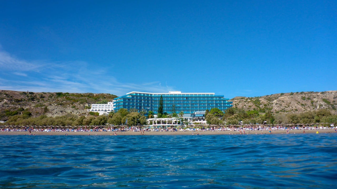 Außenansicht Hotel Calypso Beach