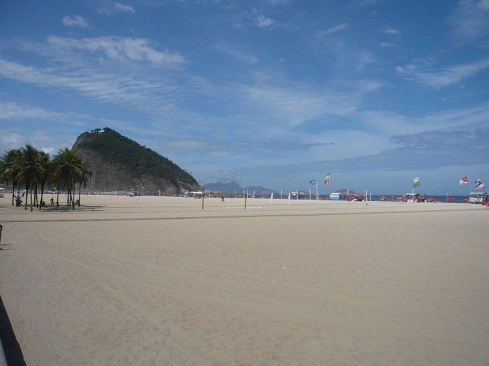 Copacabana in front of the hotel Hotel Acapulco Copacabana