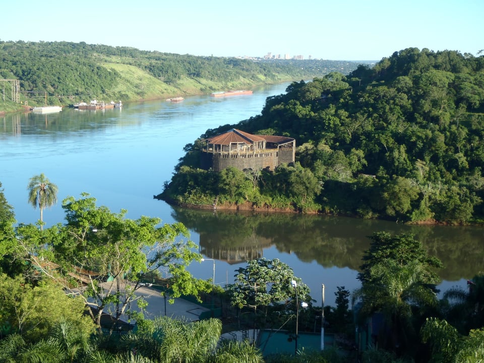 River view (Brazil other side) from room Hotel Amerian Portal Del Iguazu