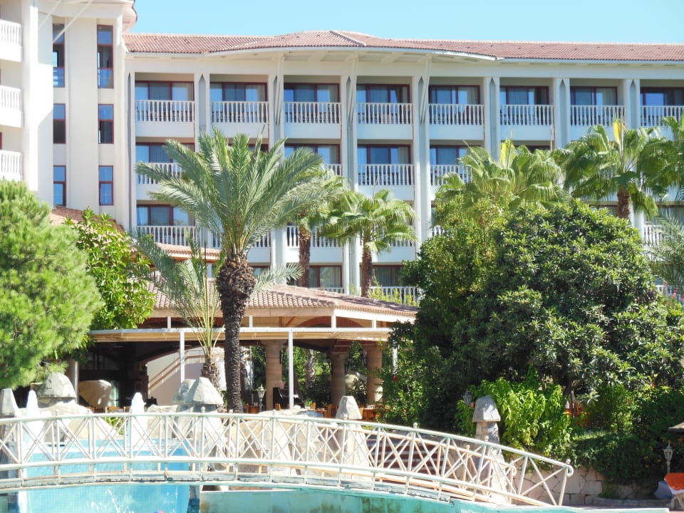 Ausblick auf den innen Bereich des Hotels Hotel Defne Garden
