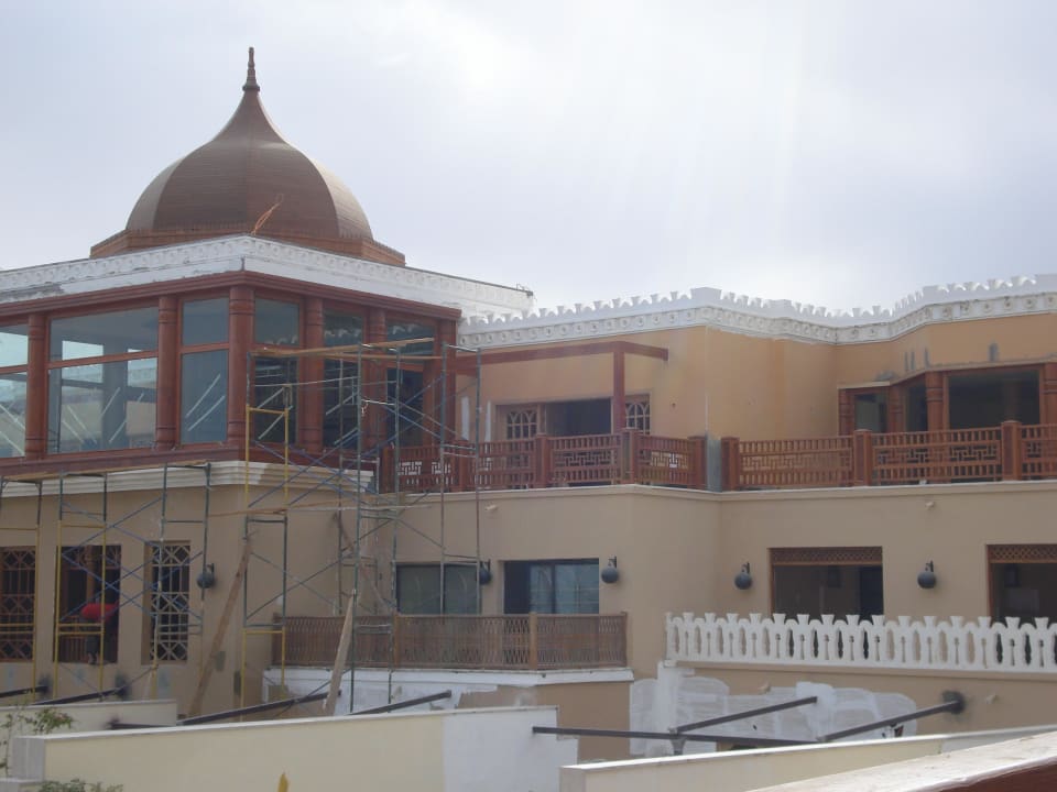 Das im Bau befindliche Haupthaus Makadi Spa - Adults only