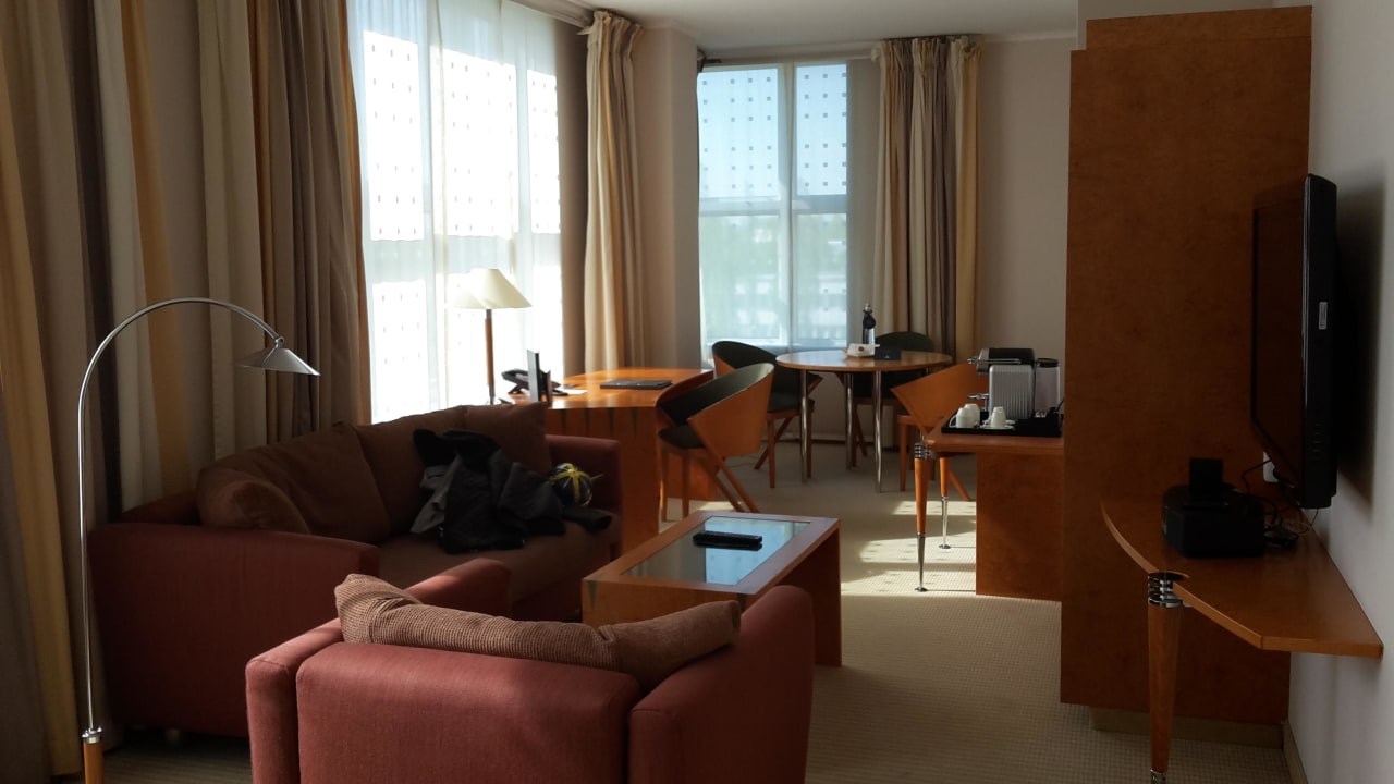 Wohnzimmer Suite Hilton Munich Airport