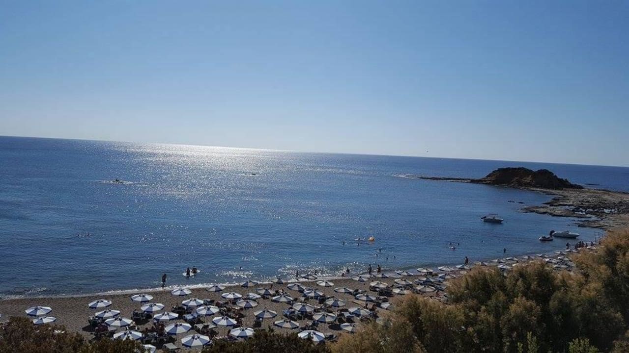 Schöner Ausblick vom Balkon Rodos Princess Beach Hotel & Spa