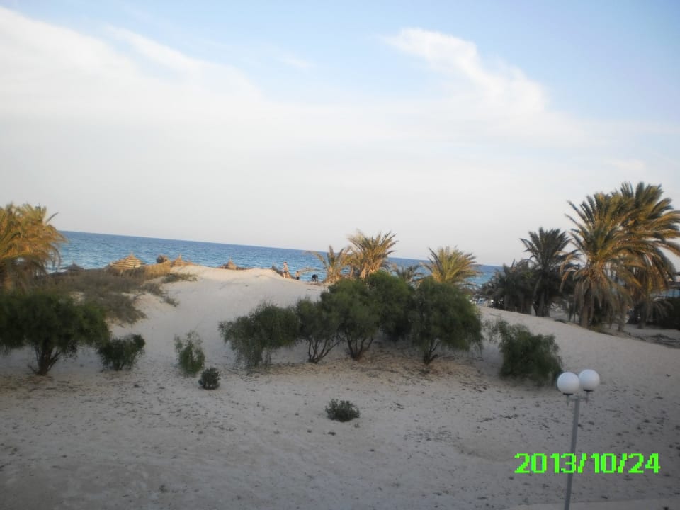 Blick von der Kaffeeterrasse Caribbean World Thalasso Djerba