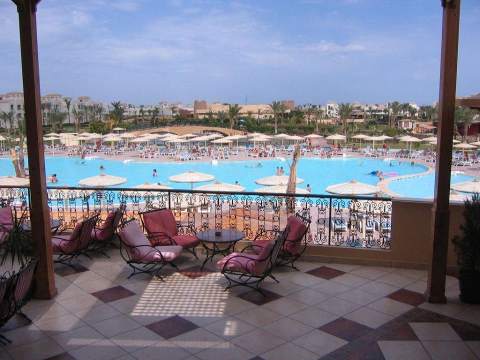 018 Blick aus Hauptgebäude Pickalbatros Dana Beach Resort - Hurghada