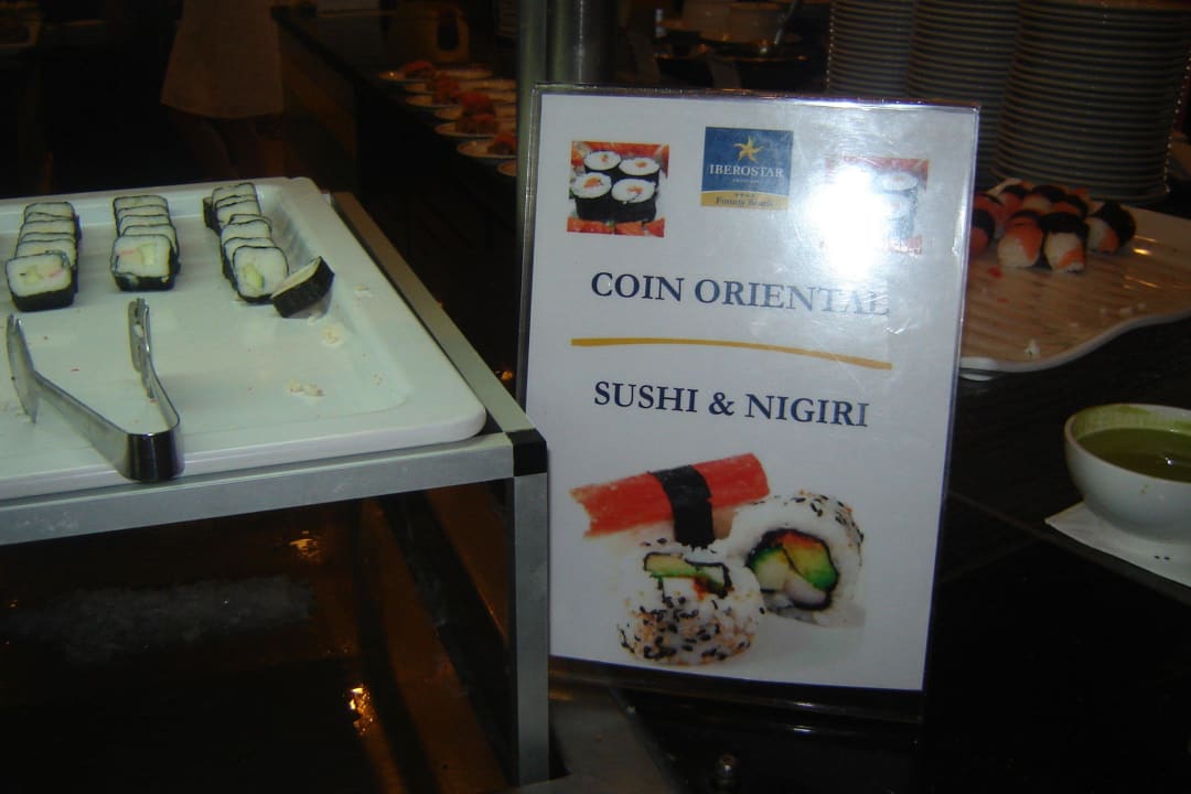 Sushi na kolację też było Iberostar Waves Founty Beach