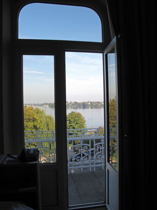 Mein Blick auf die Außenalster Relexa Hotel Bellevue Hamburg