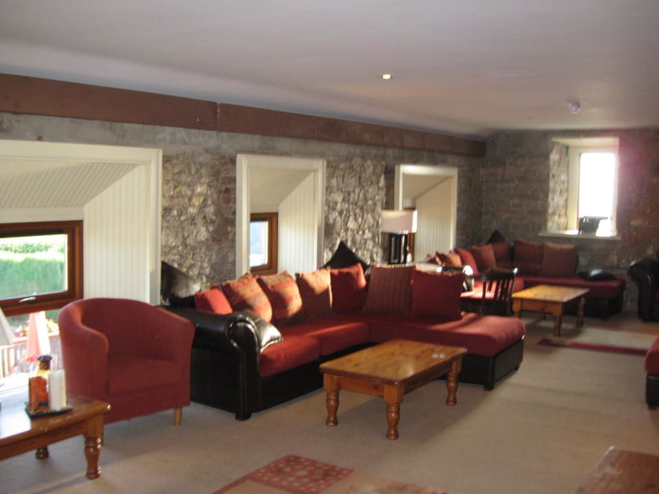 Sitzgelegenheit im Obergeschoss Hotel Newgrange Lodge