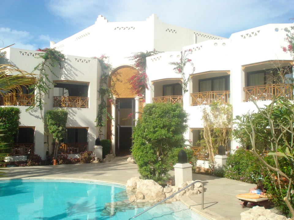 Eingangsbereich zu den Zimmern Ghazala Gardens