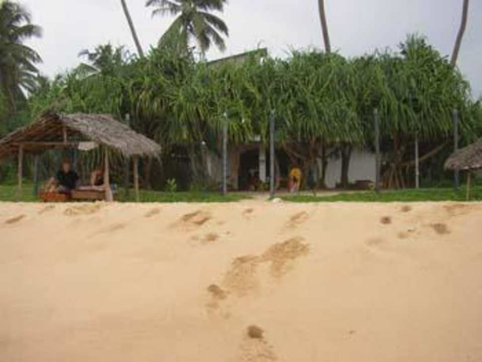 Direkt vorm Hotel  Wilde Ananas Hotel Haus am Meer Wilde Ananas