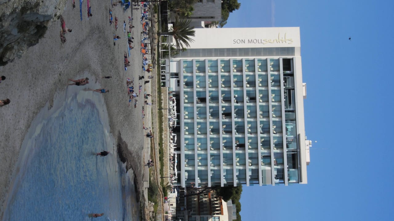Außenansicht mit Strand Son Moll Sentits Hotel & Spa