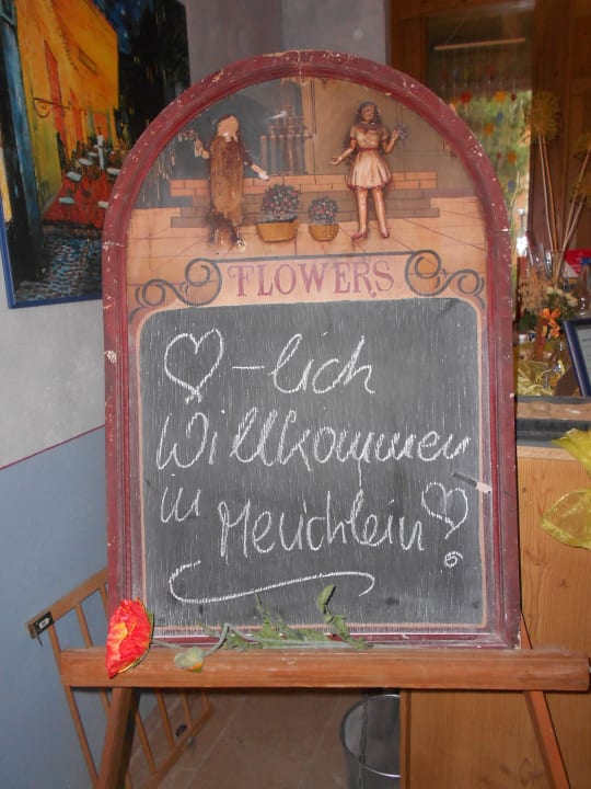 Herzlilcher Empfang Gasthof Stadelmann
