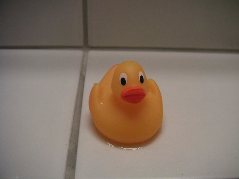 Badeente im Badezimmer Hotel Residenz Passau