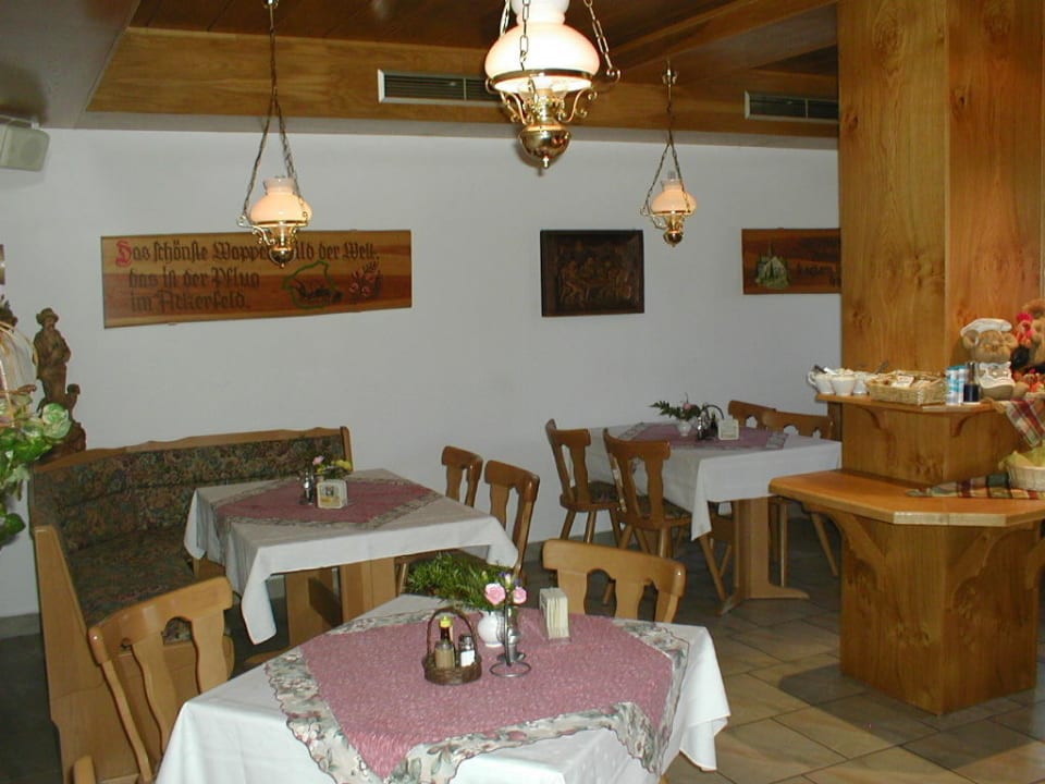 Frühstücksraum Hotel Pension Flechsig