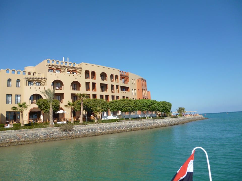 Vom Boot aus... Hotel Three Corners Ocean View prestige - Adults only