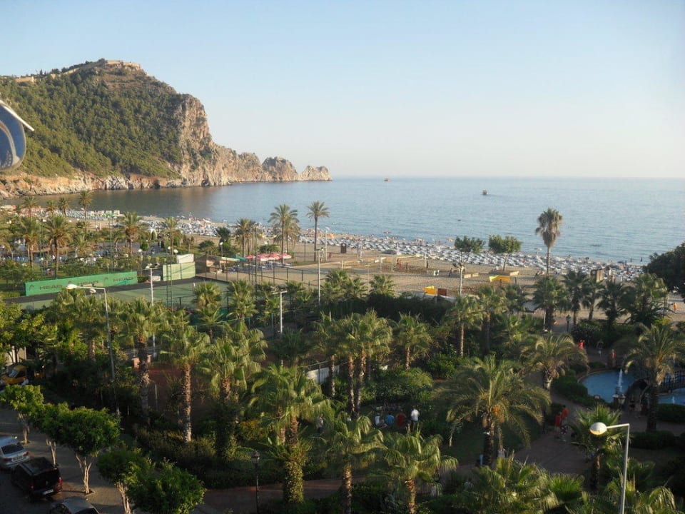 Der Ausblick beim Essen Gardenia Hotel