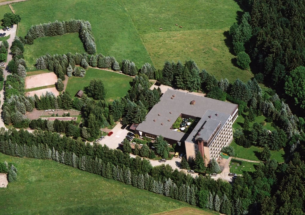 Luftaufnahme Ferienhotel Markersbach