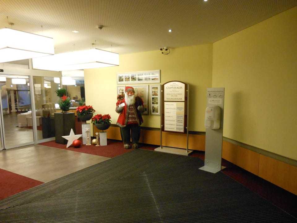 Eingangsbereich Parkhotel Cup Vitalis