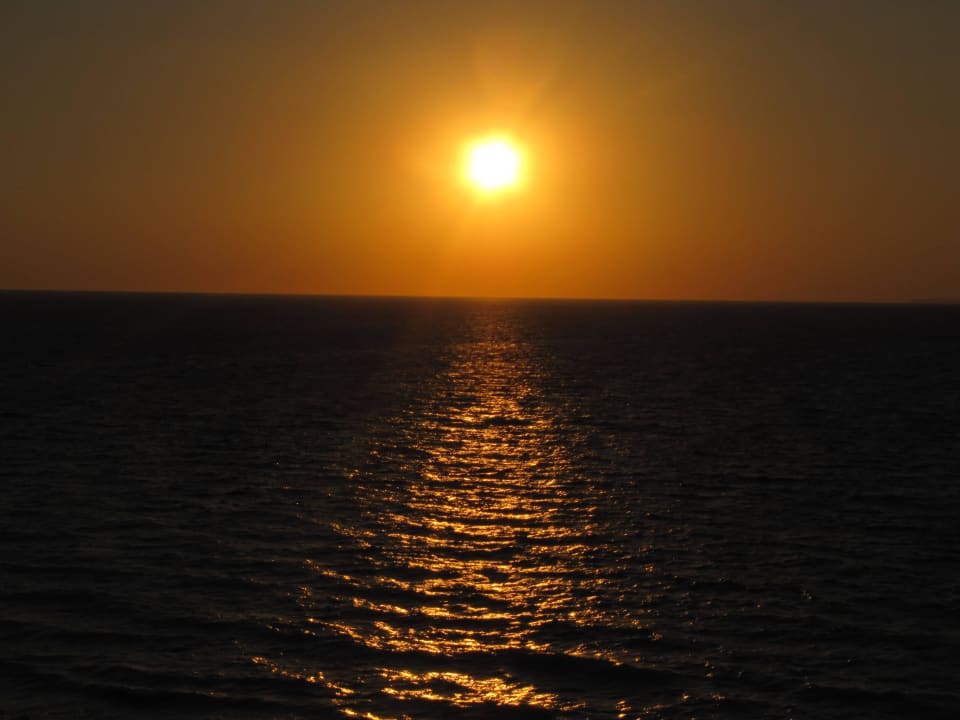 Herrlicher Sonnenuntergang Rhodos Horizon Resort