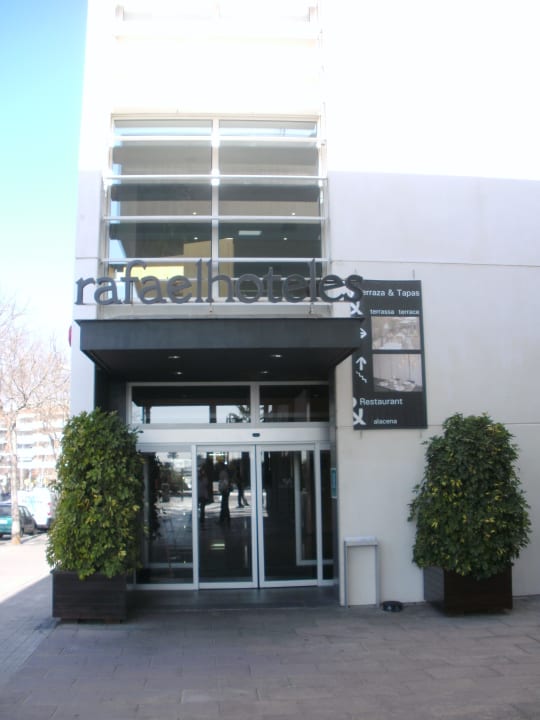 Hoteleingang Eurohotel Diagonal Port