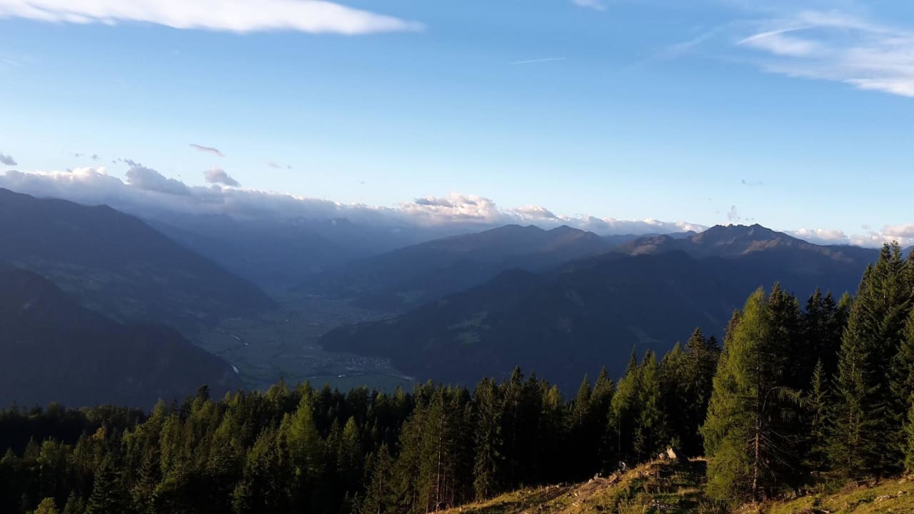 Aussicht von der Hüttenterrasse Bayreuther Hütte