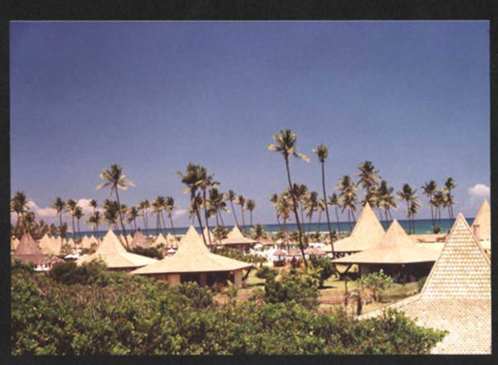 Blick über die Anlage vom Rand der Anlage Hotel Vila Galé Mares Resort & Spa
