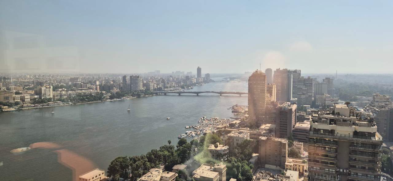 Ausblick Hotel Sheraton Kairo