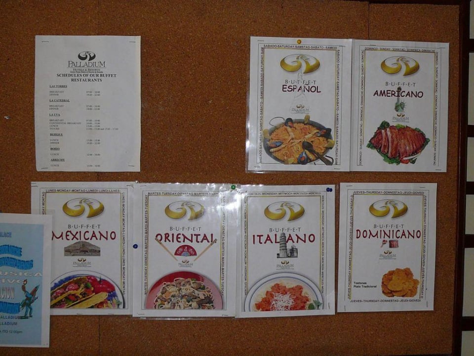 Wechselnde tägliche Themen zum Essen Hotel Grand Palladium Palace Resort, Spa & Casino