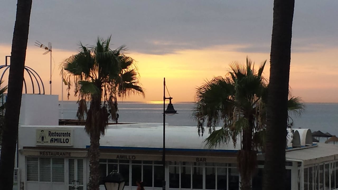 Sonnenaufgang vom Frühstücksbuffee Sol Príncipe