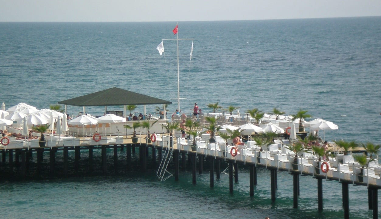 View from balcony of the peer Hotel Delphin Imperial