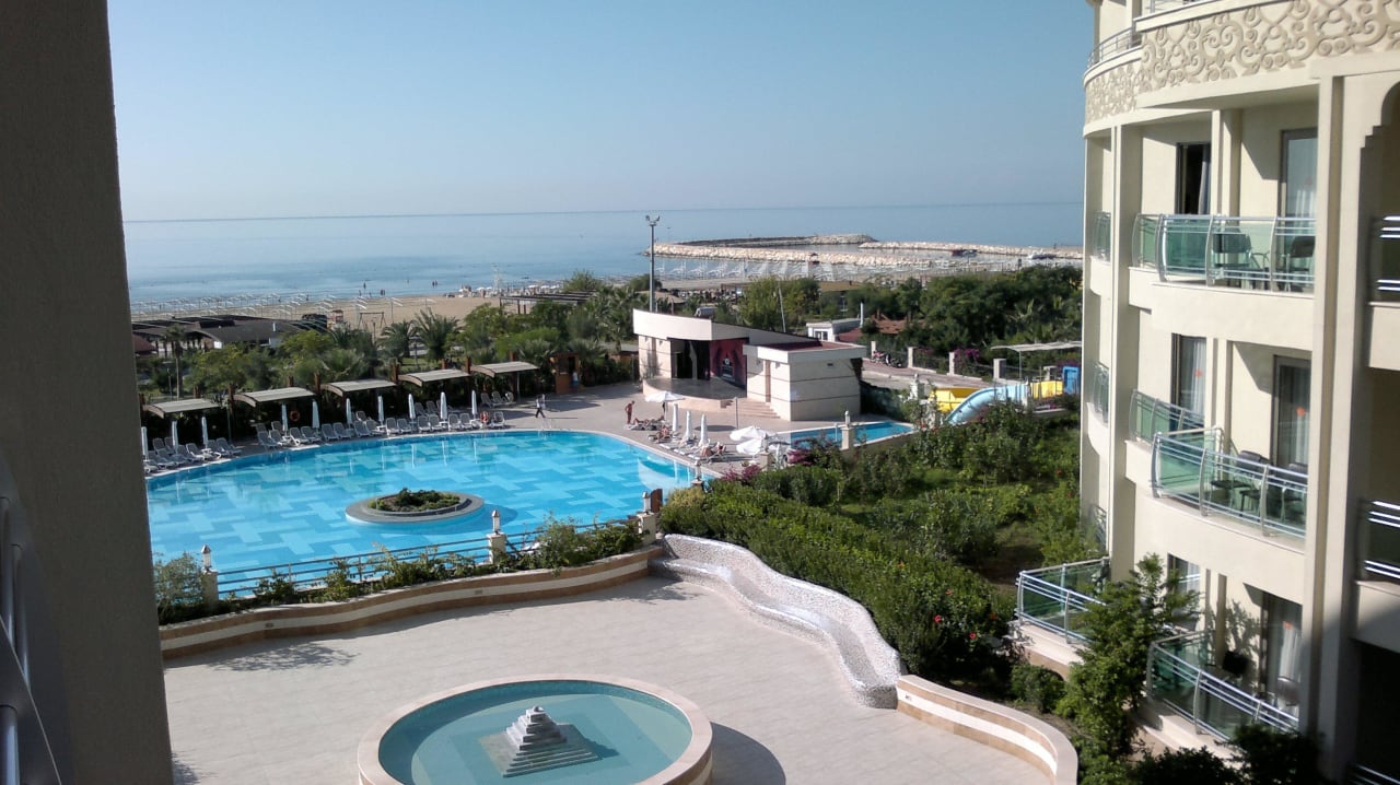 Blick von unserem Balkon Seamelia Beach Resort