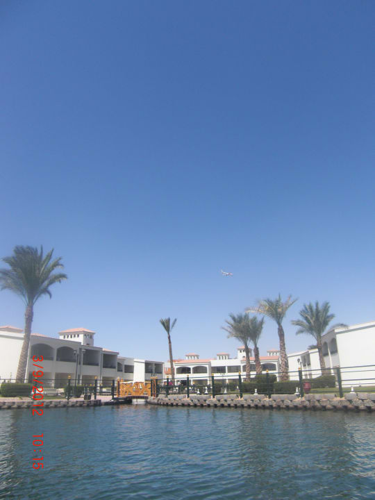 Zimmer von der Lagune aus Pickalbatros Dana Beach Resort - Hurghada