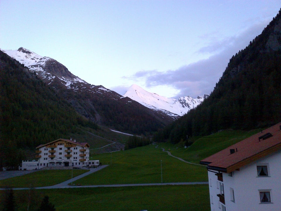 Tolle Aussicht gegen Abend Silvretta Hotel & Spa