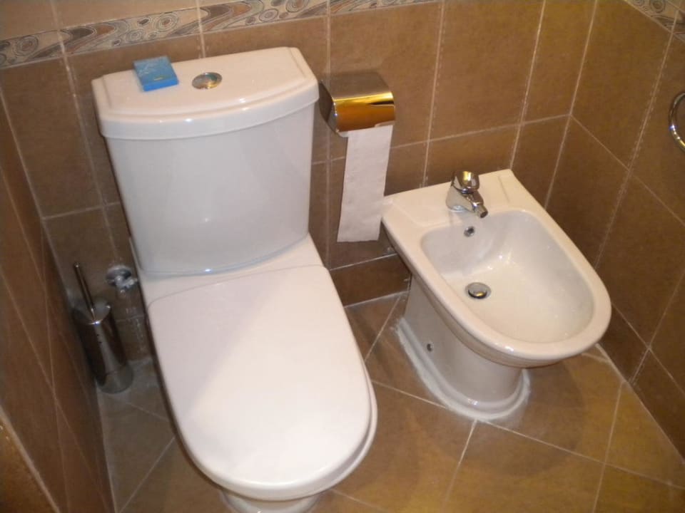 Toilette in Zimmer 5004 Cleopatra Luxury Resort Makadi Bay