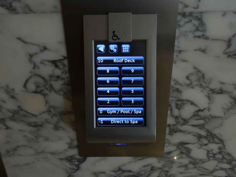 Fahrstuhlprogrammierung db San Antonio Hotel + Spa