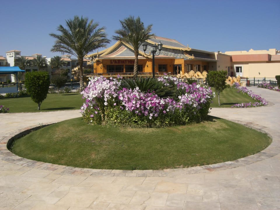 Blick aufs Asiarestaurant Pickalbatros Dana Beach Resort - Hurghada