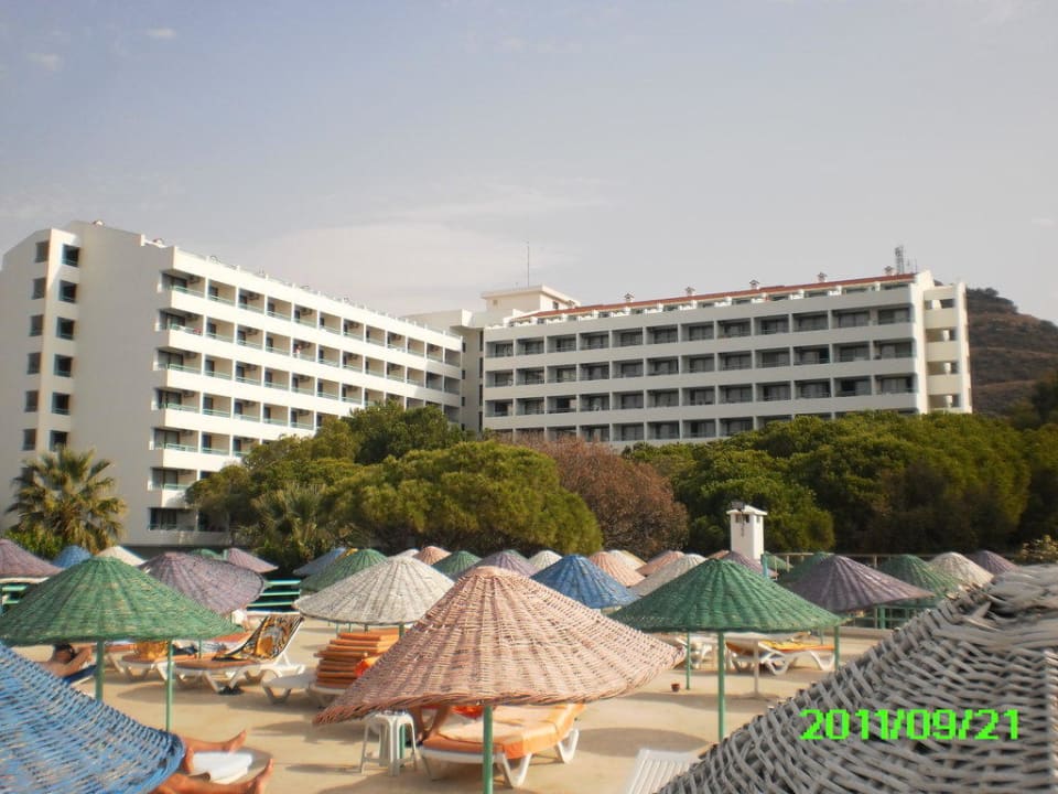 Ansicht von der Sonnenterrasse Hotel Grand Efe