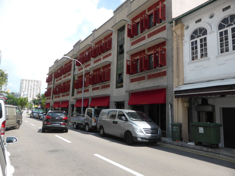 Straßenseite Hotel Vagabond