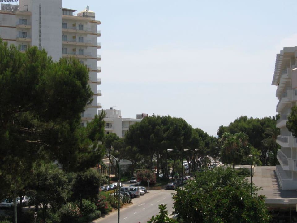 Balkon Strassenseite Richtung Meer Hotel Pabisa Chico