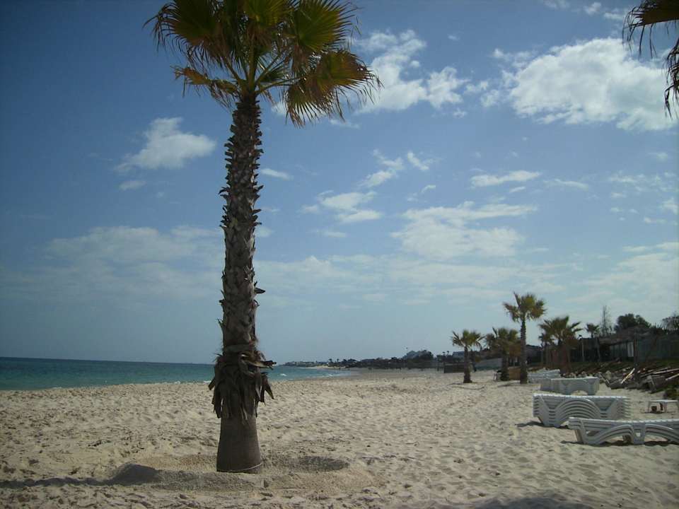 Strand vor dem Unwetter El Mouradi Club Kantaoui