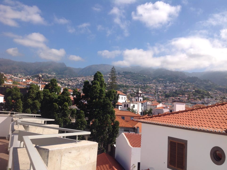 Der Blick von der Terrasse Hotel Madeira