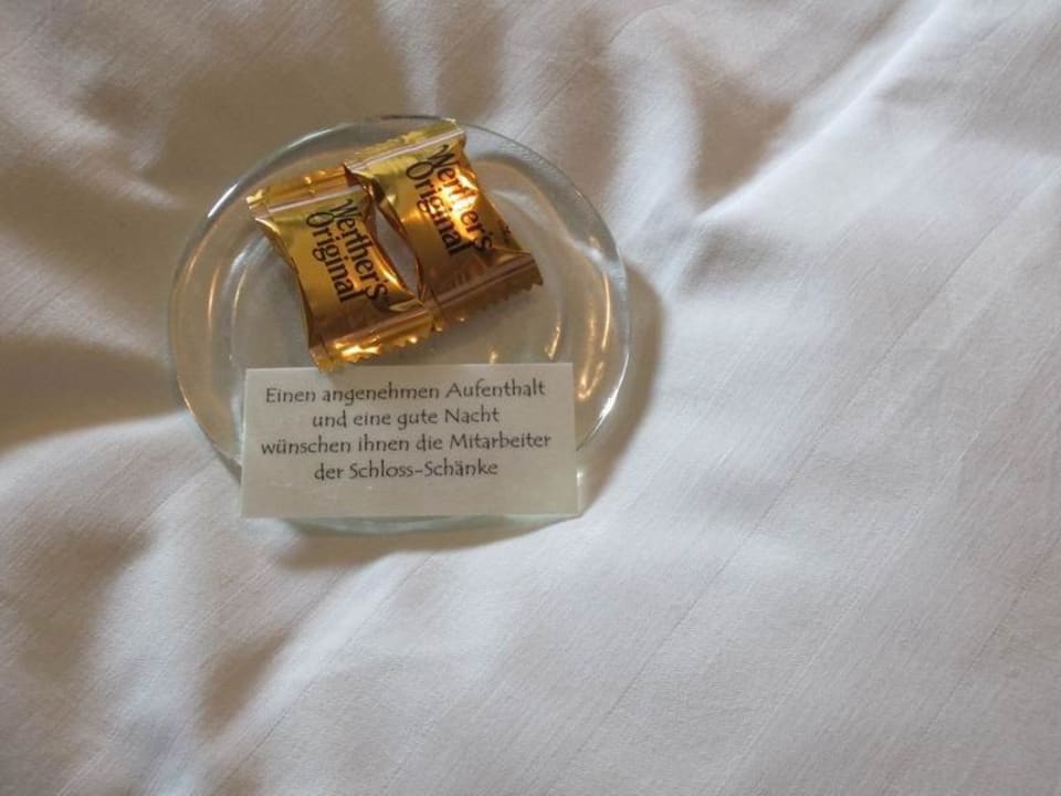 Begrüßung Hotel Schloss Schänke