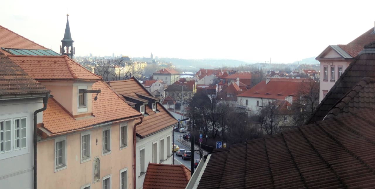 Blick zur Stadt Hotel Hoffmeister