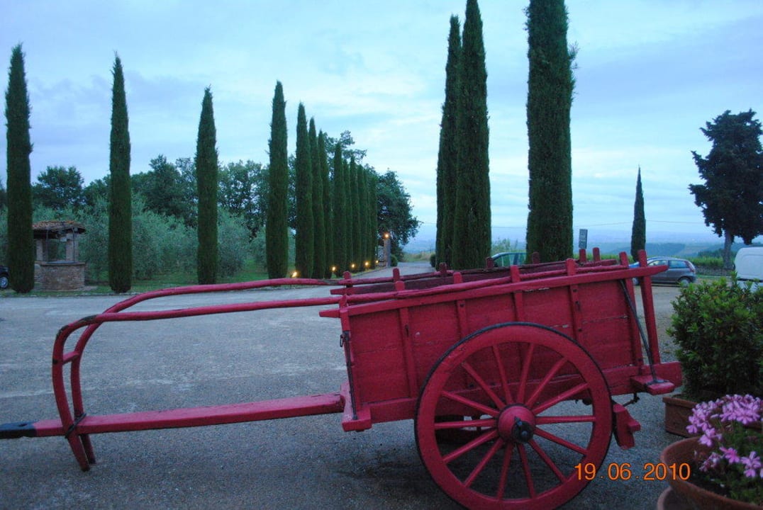Eintritt beim Abendonne Hotel Casolare le Terre Rosse