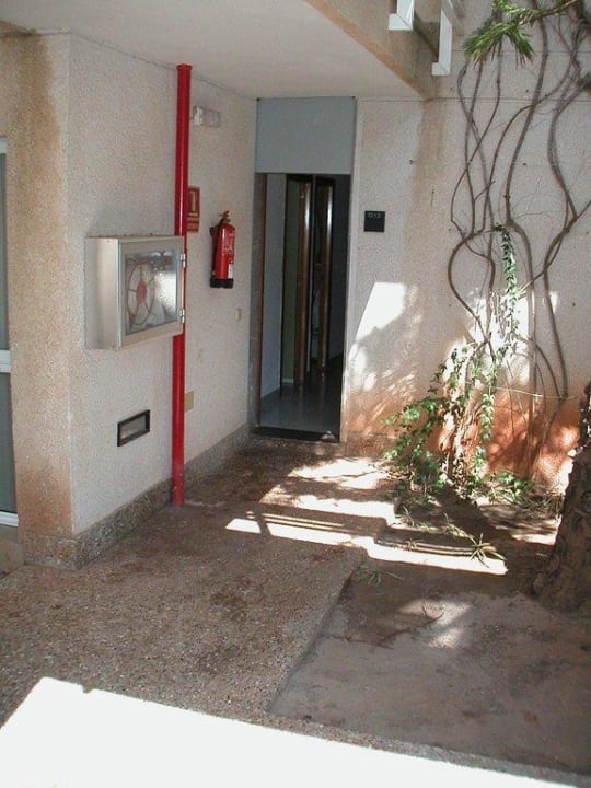 Eingang zum Appartment 13.1.3 Hipotels Mediterraneo Club