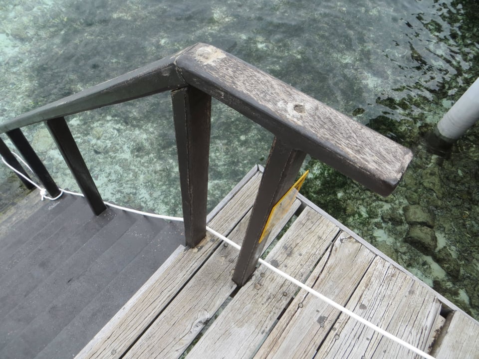 Die Treppe zum Traumhaften Meer Adaaran Select Hudhuran Fushi - Premium All Inclusive