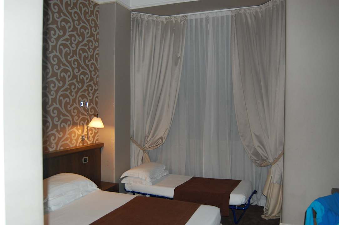 Blick auf das Zustellbett Villa Torlonia