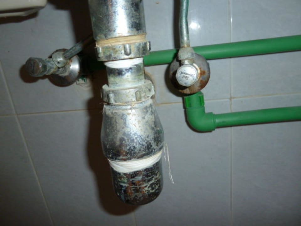 Der Abfluss Ghazala Beach